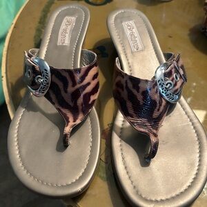 Brighton “Lark” Wedge Sandal. Size 9M